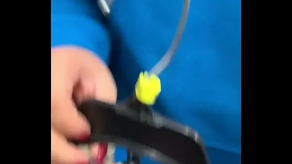 Stupid wife sucking dick in store like a whore
