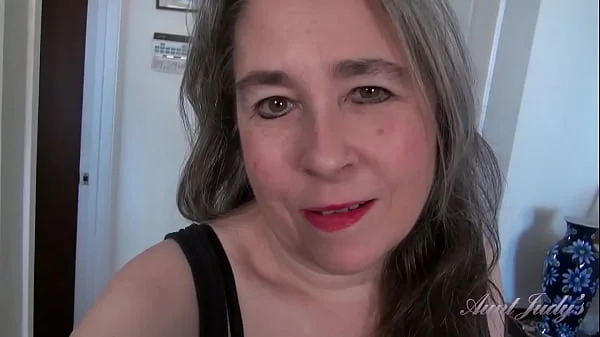 AuntJudys - Sexy Yoga Workout with 52yo Mature Hairy Amateur Grace (POV)