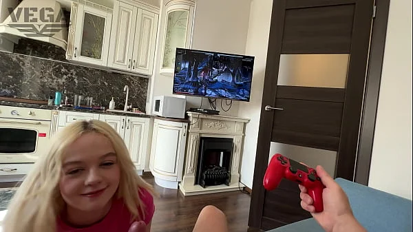 I HELPED MY STEPSISTER WIN IN MORTAL KOMBAT AND FUCKED