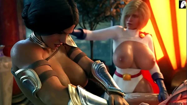 (4K) Futanari Women With Fitted Cyberpunk Bodies Engage In Aggressive Fucking To Make Their Dicks Cum | 3D Hentai