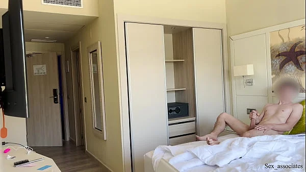 PUBLIC DICK FLASH. I pull out my dick in front of a hotel maid and she agreed to jerk me off.