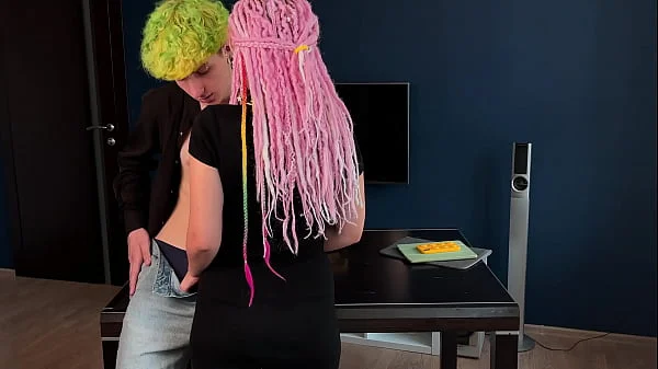 two alternative teenagers waited until their parents left home