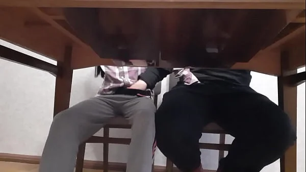 We masturbate each other under the table during English class at the university - Girls fly orgasm