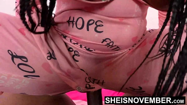 My Hard Cock Sneaking Sex With My Step Daughter Wet Pussy And Huge Natural Tits While My Wife Is Gone, Busty Young Ebony Babe Sheisnovember Riding Step Dad Erect BBC Hardcore Fucking In Pajamas Closeup, Big Boobs And Nipples Out by Msnovember
