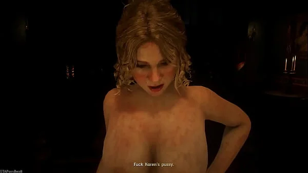 RDR2 Porn - Karen riding Arthur's dick