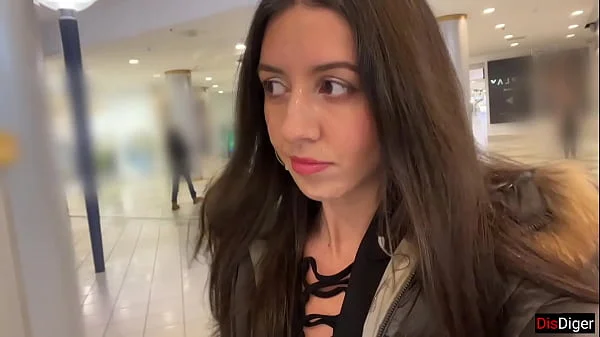I came on girl’s face in locker room and she went for a walk with cum on her face in shopping center Cumwalk