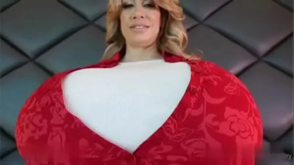 Looking hard at the biggest boobs