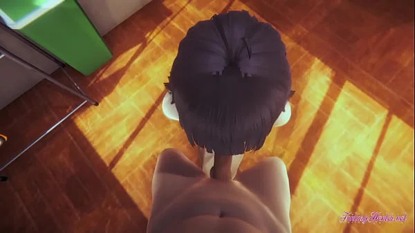 Naruto Hentai 3D - POV Himawari Blowjob and Fucked - Anime Manga Porn