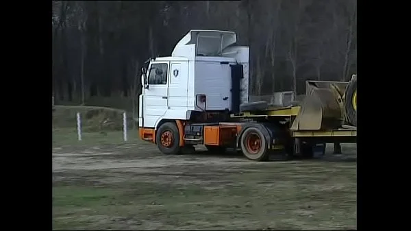 Trucker screws the busty wife of her boss