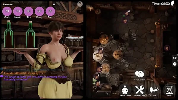perverted waitress