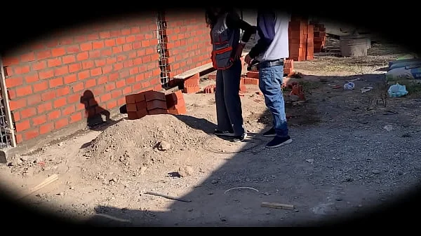 cámara de seguridad en obra de construcción Ingeniera Nataly