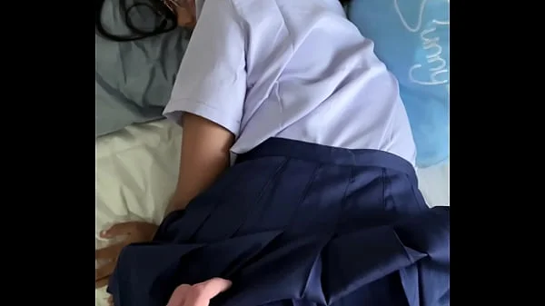 French tourist fuck a 18 years old Thai student in uniform