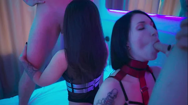 Neon orgy party