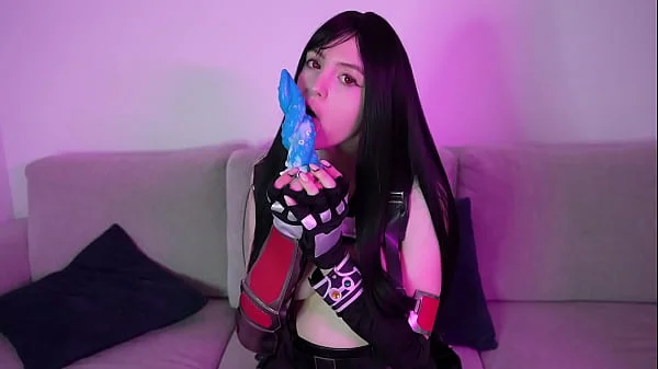 Tifa Lockhart gets cock in her holes and cum inside pussy