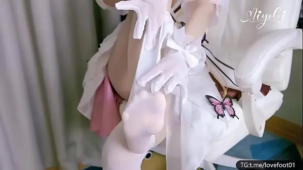 铃木美咲 原神cosplay八重神子 鞋交足交腿交 全程淫语娇喘足交爆射在脚上 更多看我主页