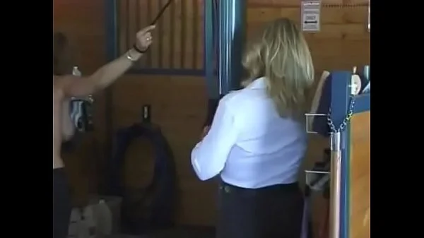 Blondie Jaque is Hard Whiped in the barn