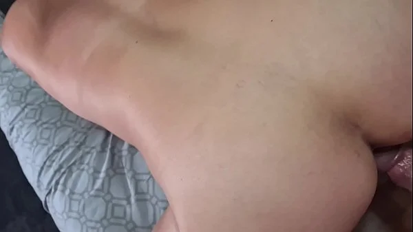 Ass to mouth slut gets a mouth full of cum
