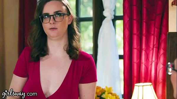 Girlsway Two Sweet Brunettes Anal Fuck Each Other After They Received The Wrong Dress