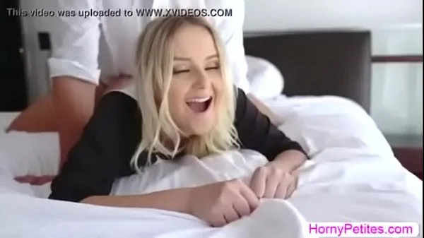 Cute neighbour caught sneaking into house