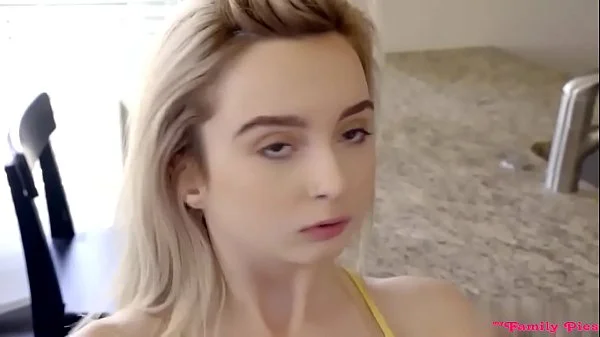 Step brother fucks step sister kitchen front step mom