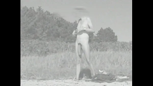 Huge flaccid cock - East German nude beach