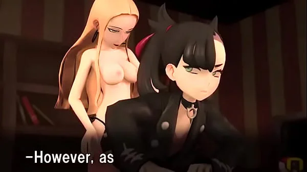 Oleana x Marnie pokemon hentai