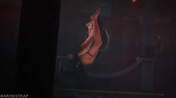 Lara Croft in the Orgasm Machine