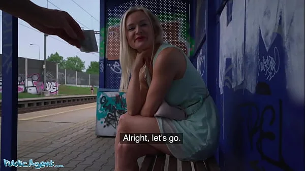 Public Agent Big Tits Blonde Lily Joy Fucked Behind Train Station