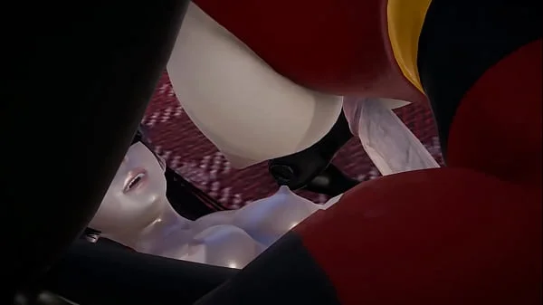 Incredibles - Double Futa - Violet Parr gets creampied by Helen - 3D Porn