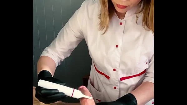 The client couldn't take it anymore and CUM vigorously during the procedure. With English subtitles