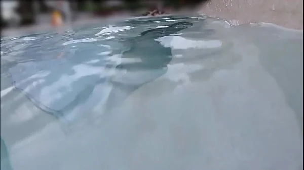 Flashing my dick in front of a young girl in public swimming pool and helps me masturbate - it's very risky with people near - MissCreamy