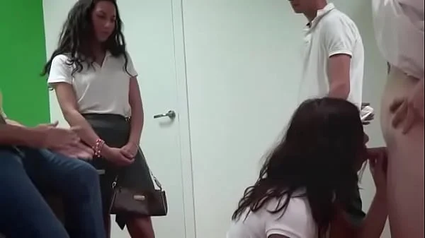 Old dude teaches Alba and her teenage friends a lesson on young sex