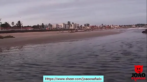 BBW Chupando Pica Na Praia