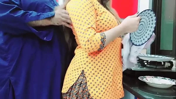 Full Video : House wife Anal Fucked in Kitchen While Cleaning Plates With Very Hot Clear Hindi Voice