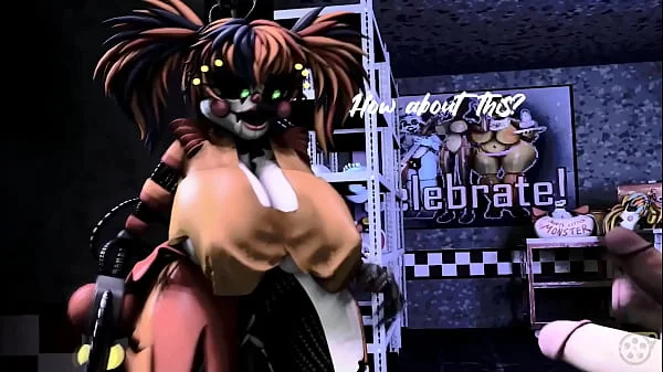 Fnaf Scrap.B Foursome w/Blowjob