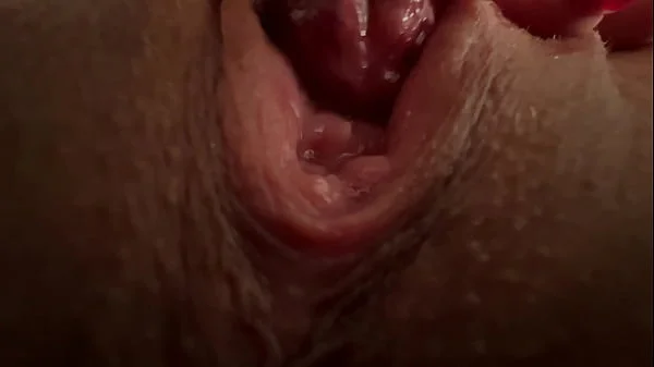 Pussy licking and rubbing, cumshot and smear cum on pussy